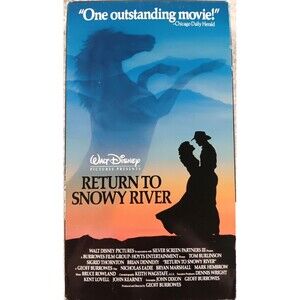 Walt Disney's Return To Snowy River VHS Tom Burlingson Brian Dennehy